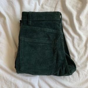Forest Green Corduroy Pants